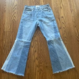 FRAME DENIM Hurley Le Panel Hi-Rise Raw Hem